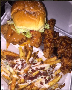 Ian Burris launched an Instagram restaurant, serving fries, wings and shrimp burgers from 9 p.m. to 3 a.m.